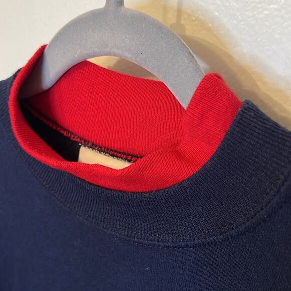 MCCC Sportswear Womens VTG Americana Flag Holiday Sweater PL Patriotic - Picture 2 of 10